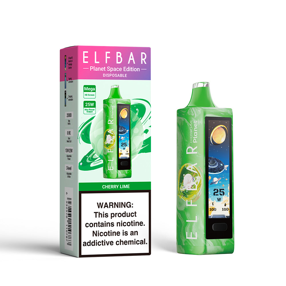 ELF BAR PLANET 25000 CHERRY LIME 5% Újratölthető