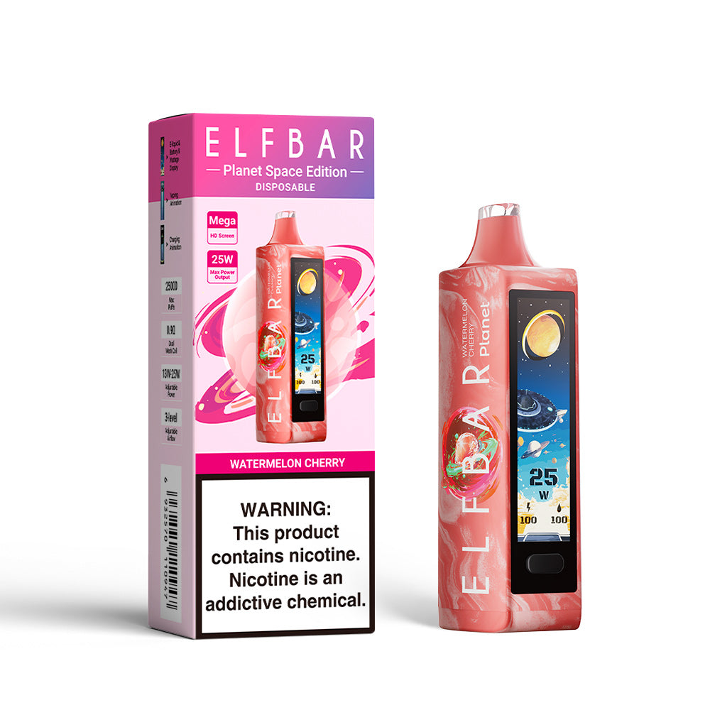 ELF BAR PLANET 25000 WATERMELON CHERRY 5% Újratölthető