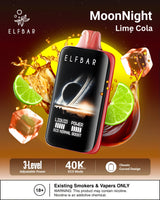 ELF BAR MOON NIGHT 40000 LIME COLA 5% RECHARGEABLE