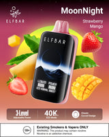 ELF BAR MOON NIGHT 40000 STRAWBERRY MANGO 5% RECHARGEABLE