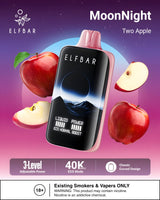 ELF BAR MOON NIGHT 40000 TWO APPLE 5% RECHARGEABLE